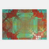 Rotes und grünes Papier zum Umpacken von Kernfusio (Vorderseite 2)