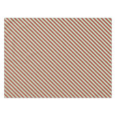 Rotes und grünes Pinstrichmuster Tischdecke (Vorderseite (Horizontal))