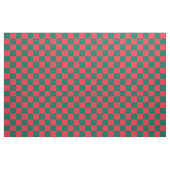 Rotes und grünes Schachbrettmuster Stoff (Yard (91,4 cm))