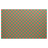 Rotes und grünes Schachbrettmuster Stoff (Yard (91,4 cm))