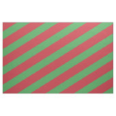 Rotes und grünes Streifen Stoff (Fat Quarter (45,7 x 55,9 cm))