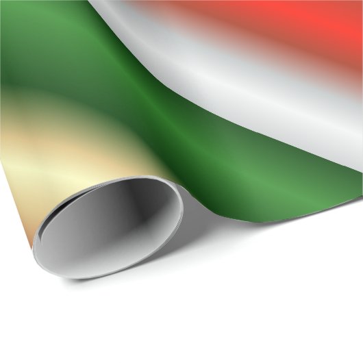 Rotes und grünes Weihnachtswaschpapier Geschenkpapier (Rolleneckpunkt)