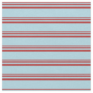 Rotes und hellblaues Streifen-/Linienmuster Stoff