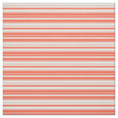 Rotes und leichtes Cyan-Streifenmuster Stoff (Muster)