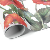 Rotes und Lila Muster Geschenkpapier (Rolleneckpunkt)