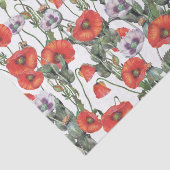 Rotes und Lila Muster Seidenpapier (Ausschnitt)