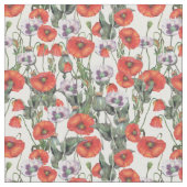 Rotes und Lila Muster Stoff (Nahaufnahme)