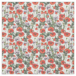 Rotes und Lila Muster Stoff