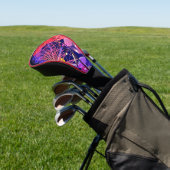 Rotes und Lila Riesenrad Golf Headcover (In SItu)