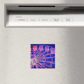 Rotes und lila Riesenrad Magnet (In Situ (Geschirrspüler))