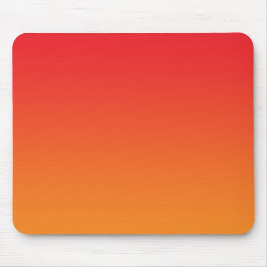 "Rotes und orange Ombre" Mousepad (Vorne)