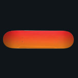 Rotes und orange Ombre Skateboard<br><div class="desc">Rote und orange Ombre Skate-Brett-Plattform</div>