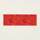 Rotes und orangefarbenes Muster, lebhaft und kühl, (Rückseite)