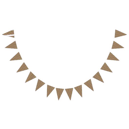 Rotes und orangefarbenes Packpapier mit glänzender Wimpelkette (Alle)