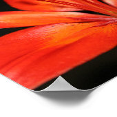 Rotes und orangefarbenes Poster (Ecke)