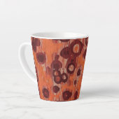 rotes und oranges Abstrakt Milchtasse (Linke Ecke)