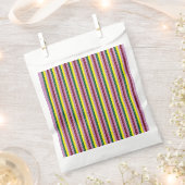 Rotes und oranges Geschenkpapier mit glänzender Ob Geschenktütchen (Ausgeschnitten)