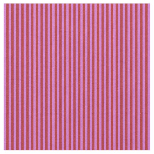 Rotes und Orchid-Linienmuster Stoff (Nahaufnahme)