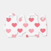 Rotes und rosa Herz Nahtloses Muster, Valentinstag Geschenkschachtel (Ungefaltet)