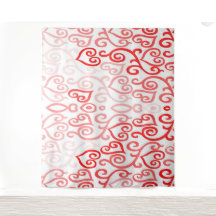 Rotes und rosa Ombre Herz