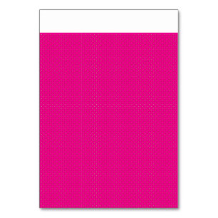 Rotes und rosa Polka-Dot-Papier mit gleichmäßiger  Tischnummer