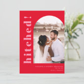 Rotes und rosafarbenes Foto Ankündigung (Stehend Vorderseite)