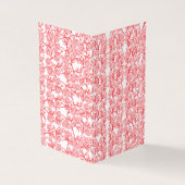 Rotes und rosafarbenes Packpapier mit wiederholend (Vorderseite)