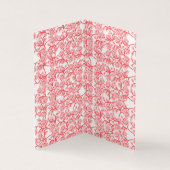 Rotes und rosafarbenes Packpapier mit wiederholend (Innenseite)