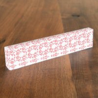 Rotes und rosafarbenes Packpapier mit wiederholend