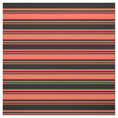 Rotes und schwarz gefärbtes Linse/Streifenmuster Stoff (Muster)