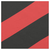 Rotes und schwarz gestreiftes Muster Stoff (Nahaufnahme)