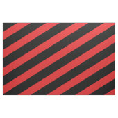 Rotes und schwarz gestreiftes Muster Stoff (Fat Quarter (45,7 x 55,9 cm))