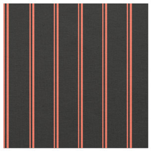 Rotes und schwarz gestrichenes Muster Stoff