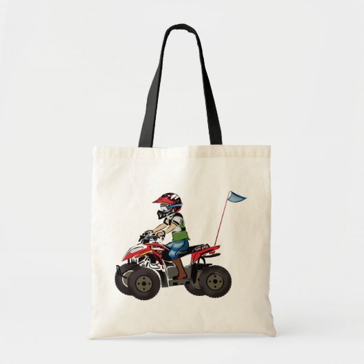 Rotes und schwarzes ATV Kind Tragetasche (Vorne)