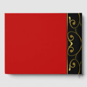 Rotes und Schwarzes Gästebuch (Rückseite)