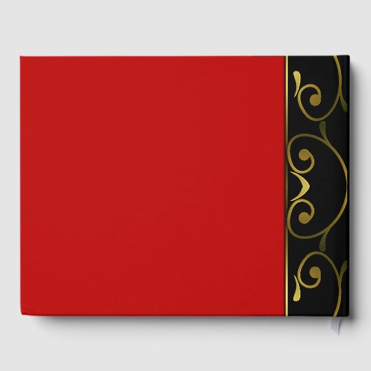 Rotes und Schwarzes Gästebuch (Rückseite)