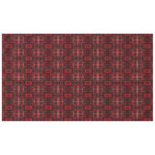 Rotes und Schwarzes Geometrisches Design Tischdecke (Vorderseite (Horizontal))