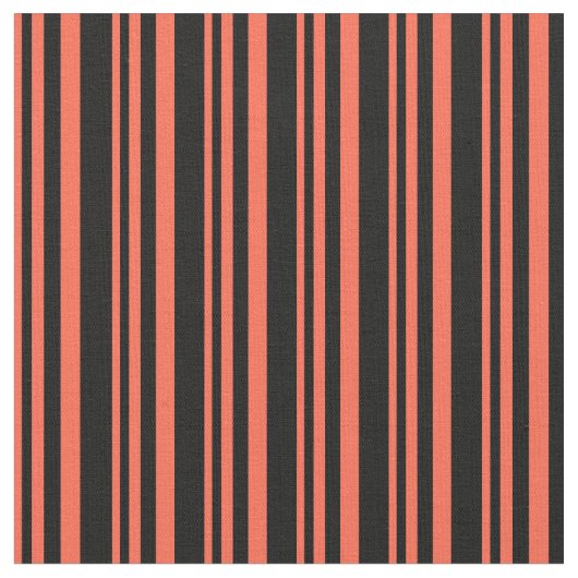 Rotes und schwarzes/gestreiftes Muster Stoff (Nahaufnahme)