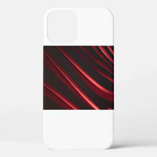 Rotes und schwarzes Logo Case-Mate iPhone Hülle (Rückseite)