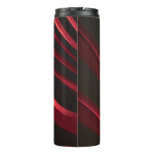 Rotes und schwarzes Logo Thermosbecher (Rückseite)