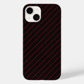 Rotes und schwarzes Muster Case-Mate iPhone Hülle (Rückseite)