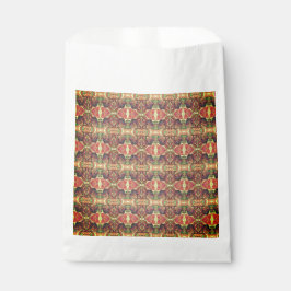 Rotes und schwarzes Muster Geschenktütchen