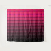 Rotes und schwarzes Prüfmuster Wandteppich (Vorderseite (Horizontal))