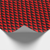 Rotes und schwarzes Schleifpapier Geschenkpapier (Ecke)