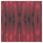 Rotes und schwarzes Zickzackmuster. Stoff (Nahaufnahme)