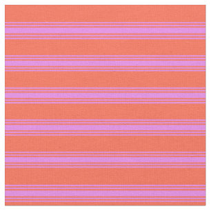 Rotes und violettes Muster/Streifenmuster Stoff