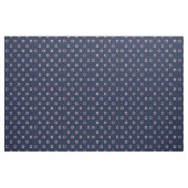 Rotes und weißes Bojen-Muster Stoff (Yard (91,4 cm))