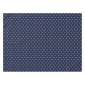 Rotes und weißes Bojen-Muster Tischdecke (Vorderseite (Horizontal))