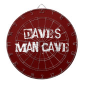 Rotes und weißes Dart Board Dartscheibe (vorne)