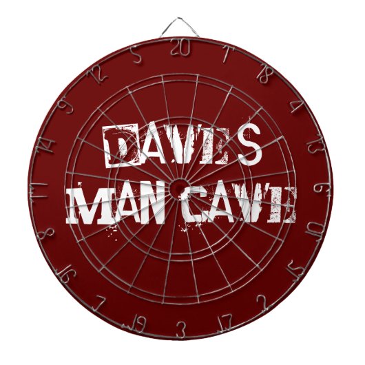 Rotes und weißes Dart Board Dartscheibe (vorne)